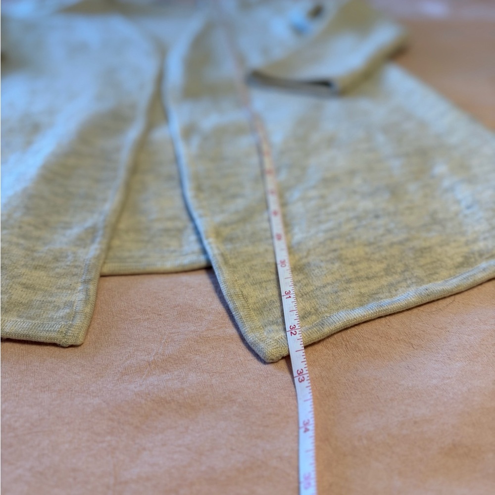 🐑 Madewell Lombard Coat / Open-Faced Jacket |  Oatmeal  |  Medium / Large - Picture 9 of 11